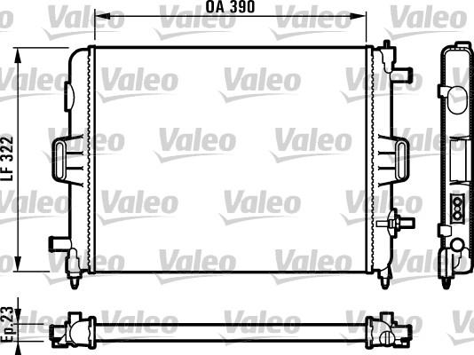 Valeo 731495 - Hladnjak, hladjenje motora www.molydon.hr
