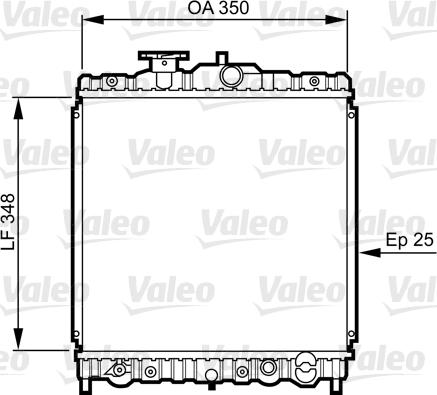 Valeo 731459 - Hladnjak, hladjenje motora www.molydon.hr