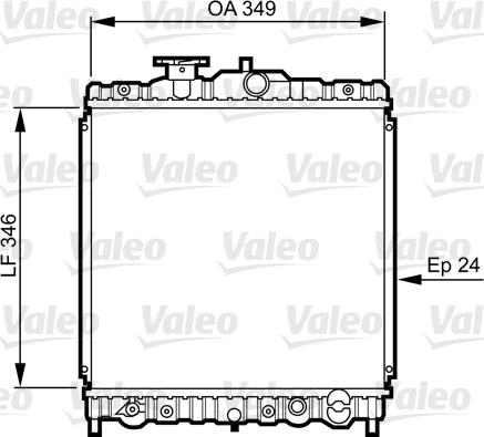 Valeo 731458 - Hladnjak, hladjenje motora www.molydon.hr