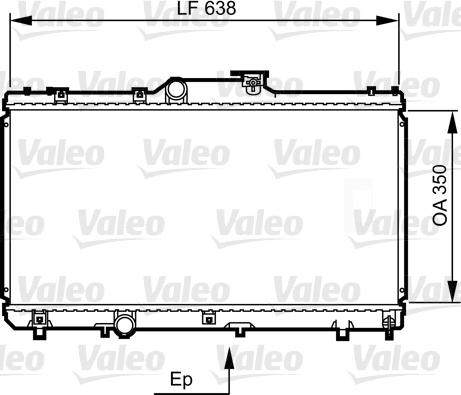 Valeo 731464 - Hladnjak, hladjenje motora www.molydon.hr