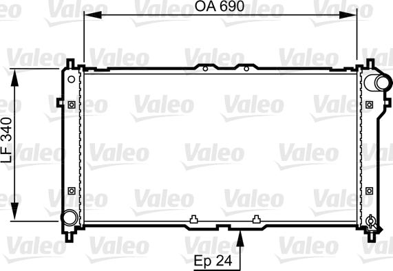 Valeo 731466 - Hladnjak, hladjenje motora www.molydon.hr