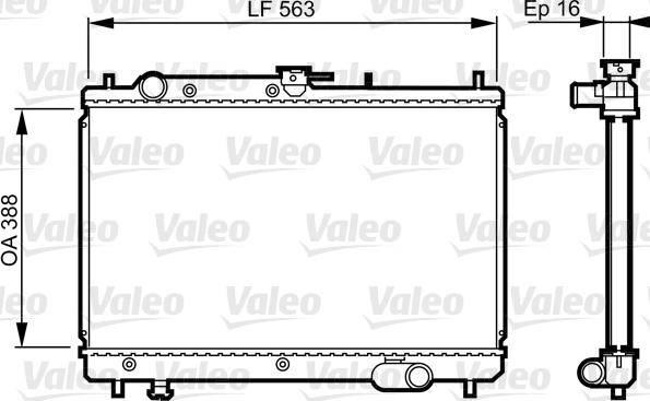 Valeo 731461 - Hladnjak, hladjenje motora www.molydon.hr