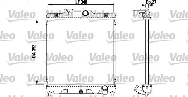 Valeo 731468 - Hladnjak, hladjenje motora www.molydon.hr