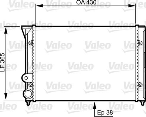 Valeo 731401 - Hladnjak, hladjenje motora www.molydon.hr