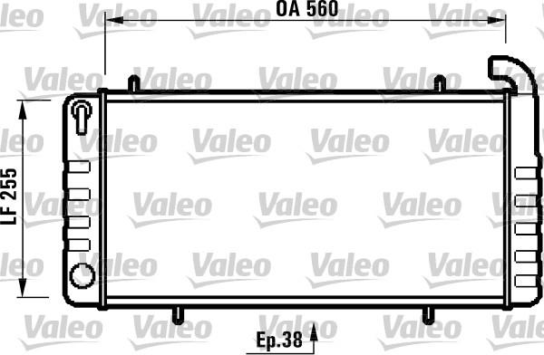 Valeo 731410 - Hladnjak, hladjenje motora www.molydon.hr