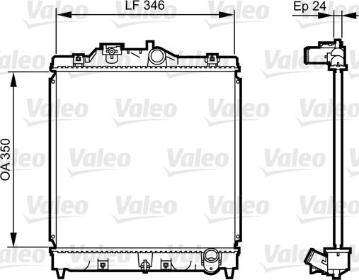 Valeo 731434 - Hladnjak, hladjenje motora www.molydon.hr