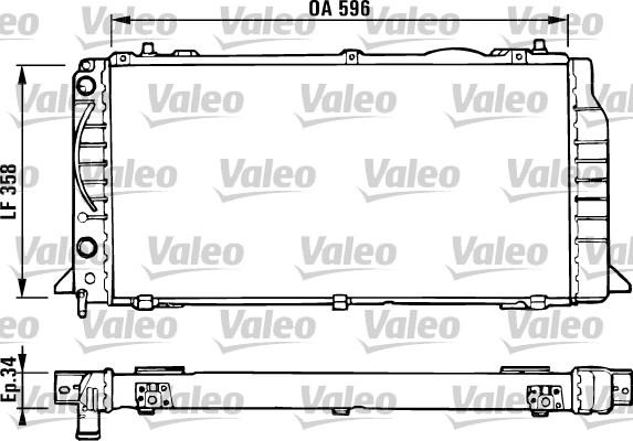 Valeo 731422 - Hladnjak, hladjenje motora www.molydon.hr