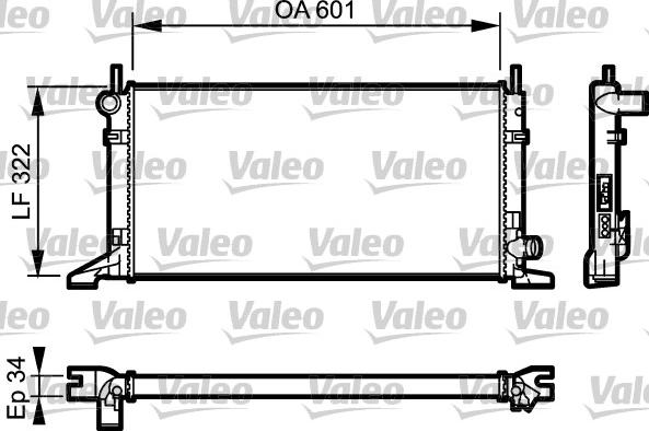 Valeo 731595 - Hladnjak, hladjenje motora www.molydon.hr