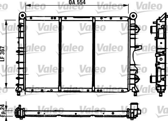 Valeo 731590 - Hladnjak, hladjenje motora www.molydon.hr