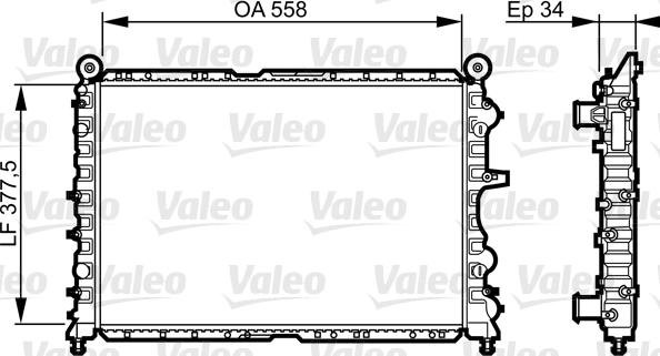 Valeo 731592 - Hladnjak, hladjenje motora www.molydon.hr