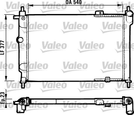 Valeo 731551 - Hladnjak, hladjenje motora www.molydon.hr