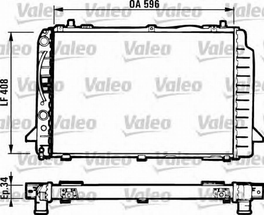 Valeo 731502 - Hladnjak, hladjenje motora www.molydon.hr