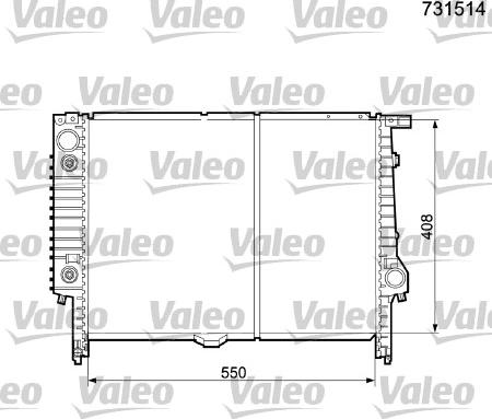 Valeo 731514 - Hladnjak, hladjenje motora www.molydon.hr