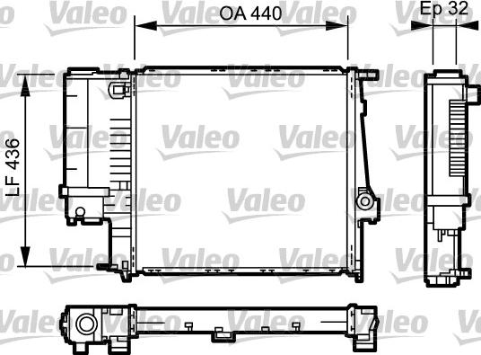 Valeo 731511 - Hladnjak, hladjenje motora www.molydon.hr