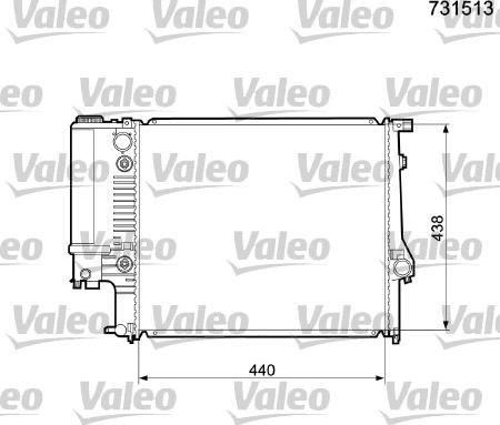 Valeo 731513 - Hladnjak, hladjenje motora www.molydon.hr