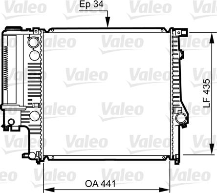 Valeo 731512 - Hladnjak, hladjenje motora www.molydon.hr