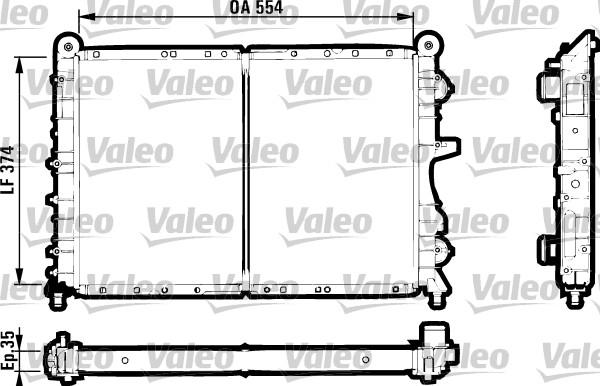 Valeo 731589 - Hladnjak, hladjenje motora www.molydon.hr