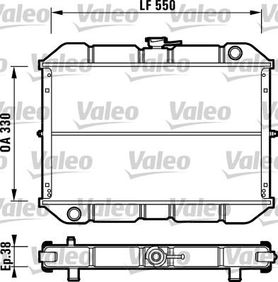 Valeo 731539 - Hladnjak, hladjenje motora www.molydon.hr