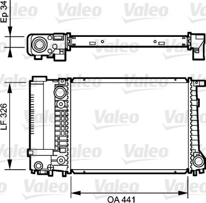 Valeo 731520 - Hladnjak, hladjenje motora www.molydon.hr