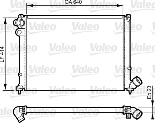 Valeo 731574 - Hladnjak, hladjenje motora www.molydon.hr