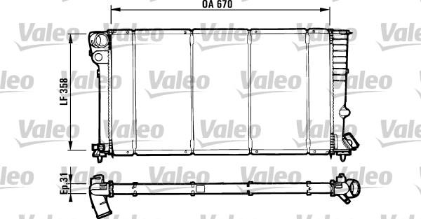 Valeo 731571 - Hladnjak, hladjenje motora www.molydon.hr