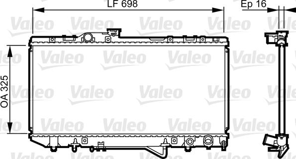 Valeo 731694 - Hladnjak, hladjenje motora www.molydon.hr