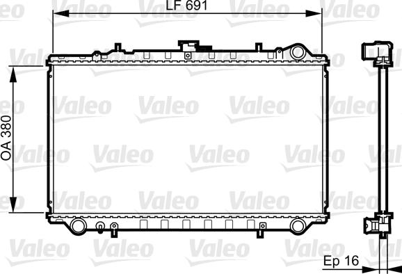 Valeo 731656 - Hladnjak, hladjenje motora www.molydon.hr