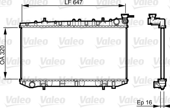 Valeo 731664 - Hladnjak, hladjenje motora www.molydon.hr