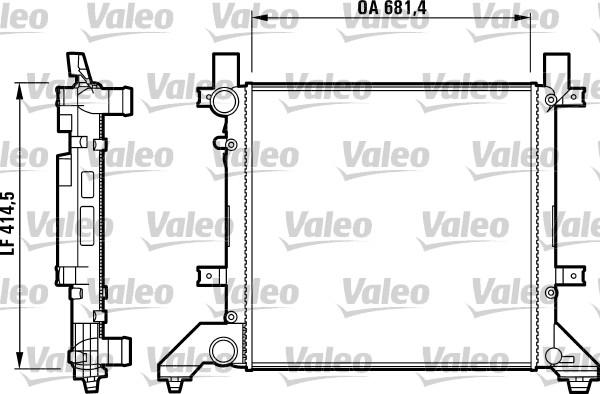 Valeo 731605 - Hladnjak, hladjenje motora www.molydon.hr