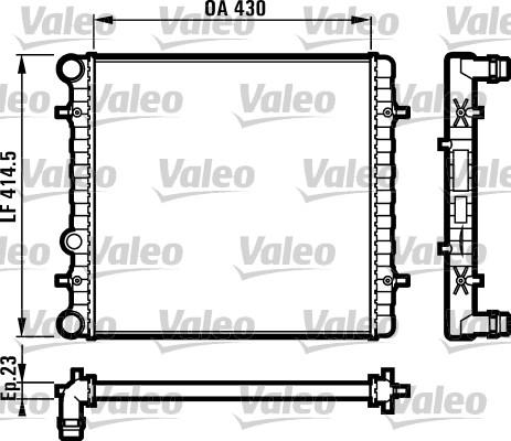 Valeo 731607 - Hladnjak, hladjenje motora www.molydon.hr