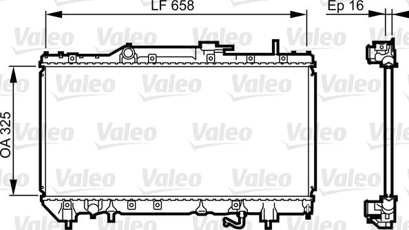 Valeo 731685 - Hladnjak, hladjenje motora www.molydon.hr