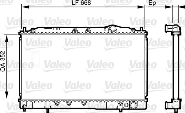 Valeo 731639 - Hladnjak, hladjenje motora www.molydon.hr