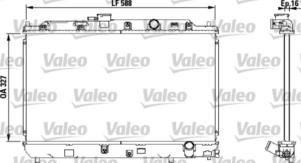 Valeo 731634 - Hladnjak, hladjenje motora www.molydon.hr