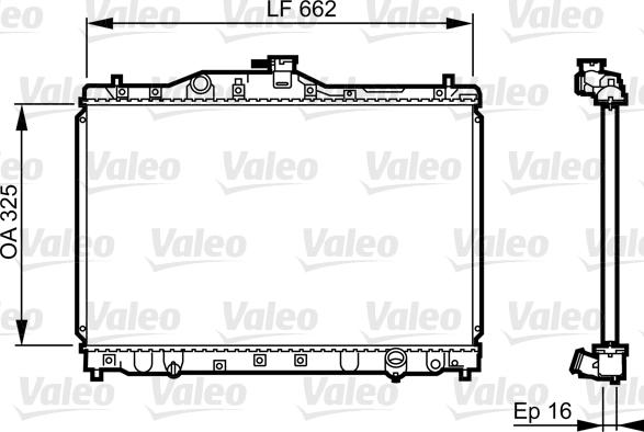 Valeo 731630 - Hladnjak, hladjenje motora www.molydon.hr