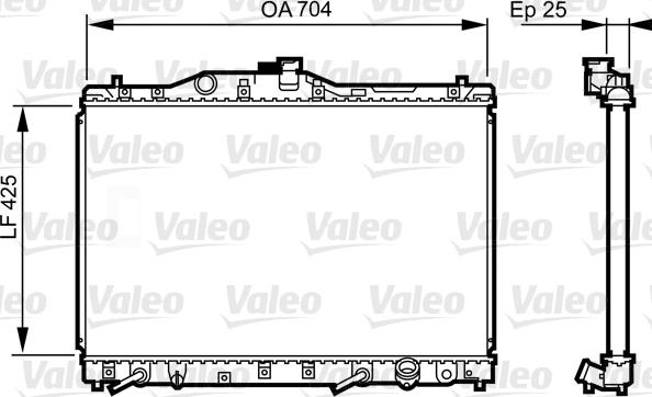 Valeo 731629 - Hladnjak, hladjenje motora www.molydon.hr