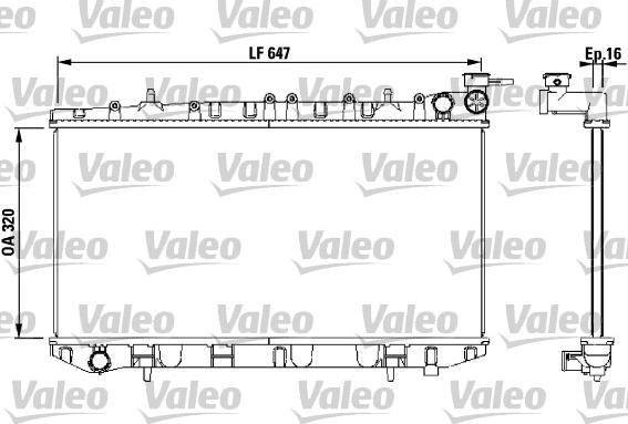 Valeo 731670 - Hladnjak, hladjenje motora www.molydon.hr