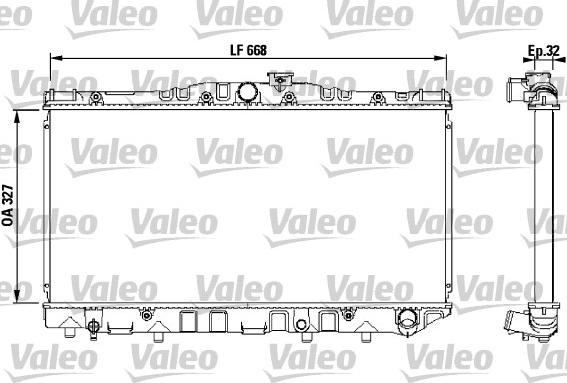 Valeo 731095 - Hladnjak, hladjenje motora www.molydon.hr