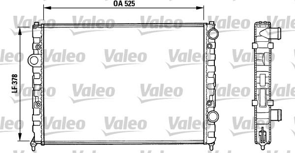 Valeo 731005 - Hladnjak, hladjenje motora www.molydon.hr