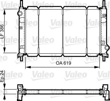 Valeo 731011 - Hladnjak, hladjenje motora www.molydon.hr
