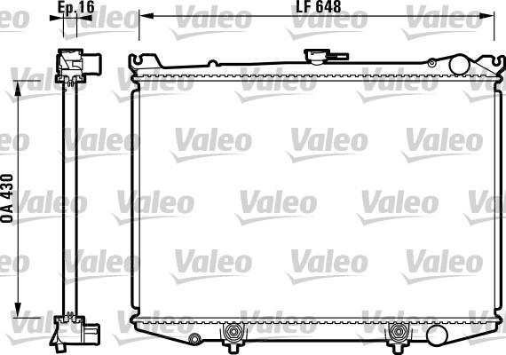 Valeo 731085 - Hladnjak, hladjenje motora www.molydon.hr