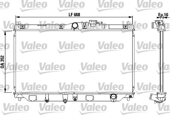 Valeo 731076 - Hladnjak, hladjenje motora www.molydon.hr