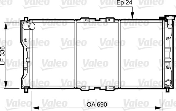 Valeo 731073 - Hladnjak, hladjenje motora www.molydon.hr