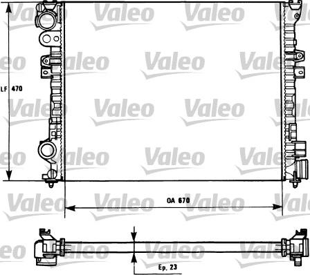 Valeo 731166 - Hladnjak, hladjenje motora www.molydon.hr