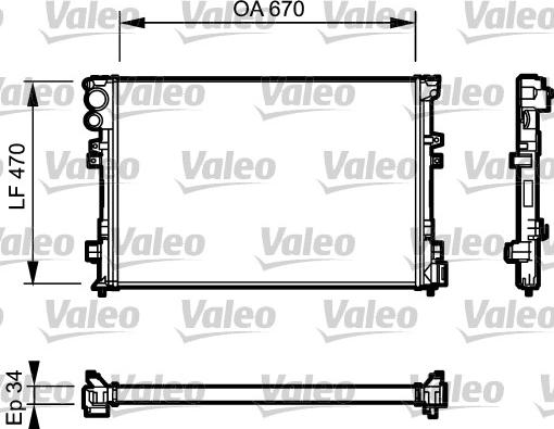 Valeo 731168 - Hladnjak, hladjenje motora www.molydon.hr