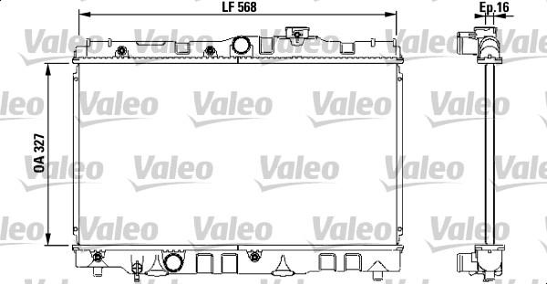 Valeo 731119 - Hladnjak, hladjenje motora www.molydon.hr