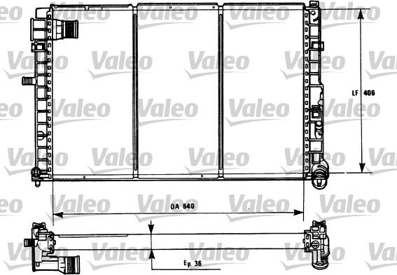 Valeo 731185 - Hladnjak, hladjenje motora www.molydon.hr