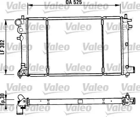 Valeo 731186 - Hladnjak, hladjenje motora www.molydon.hr