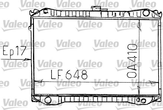 Valeo 731187 - Hladnjak, hladjenje motora www.molydon.hr