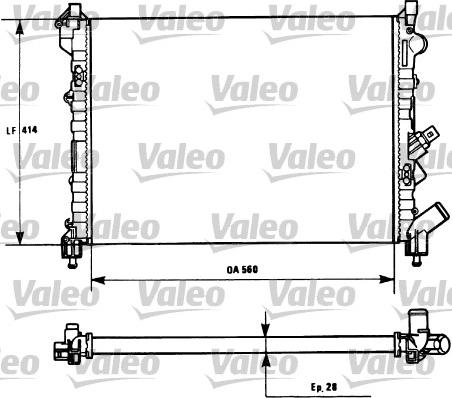 Valeo 731128 - Hladnjak, hladjenje motora www.molydon.hr