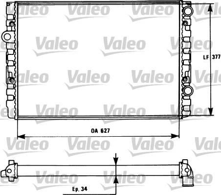 Valeo 731127 - Hladnjak, hladjenje motora www.molydon.hr